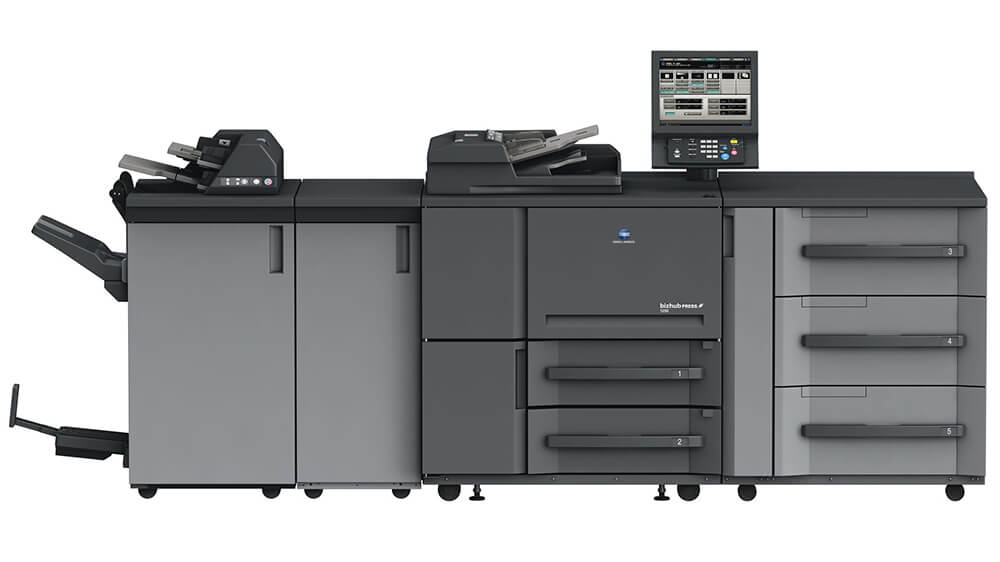 Konica Minolta bizhub PRESS 1250 - diplascopiers.gr - Φωτοτυπικά μηχανήματα,Λύσεις Γραφείου